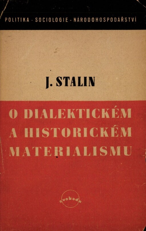 O dialektickém a historickém materialismu