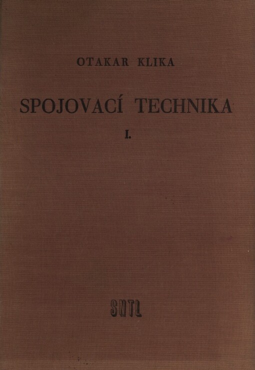 Spojovací technika I