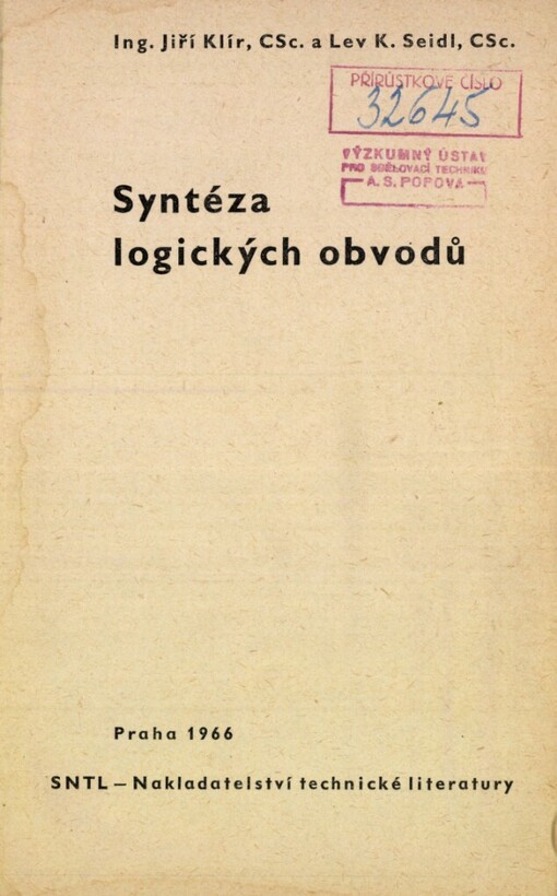 Syntéza logických obvodů
