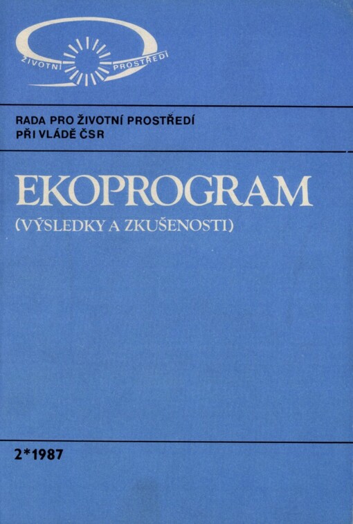 Ekoprogram :výsledky a zkušenosti