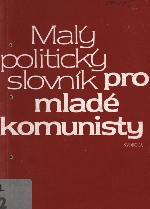 Malý politický slovník pro mladé komunisty