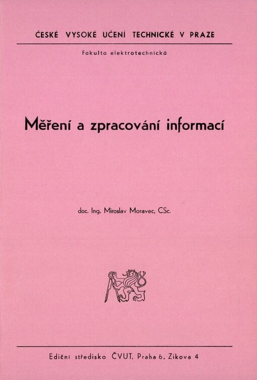 Měření a zpracování informací