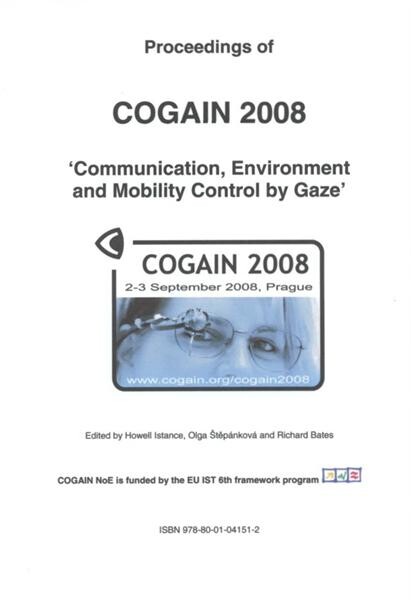 Proceedings of COGAIN 2008 :