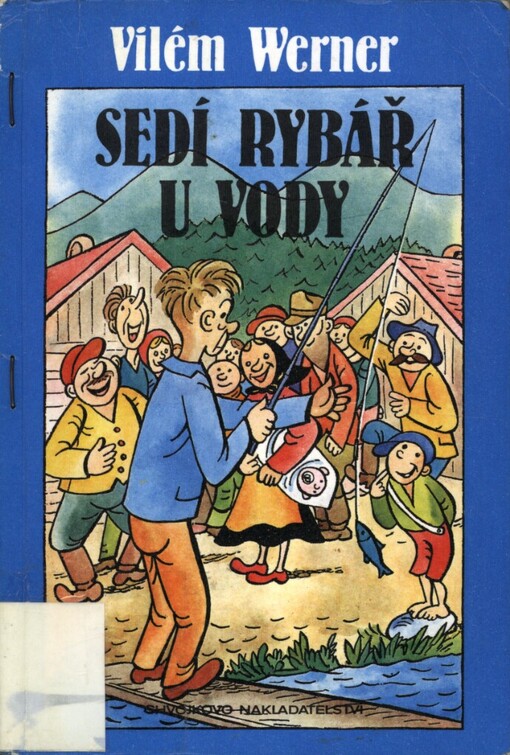 Sedí rybář u vody