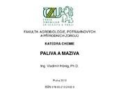 Paliva a maziva