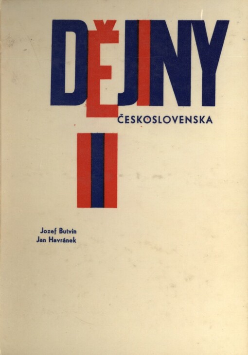 Dějiny Československa :učebnice pro pedagogické fakulty.3. díl