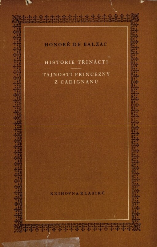 Historie třinácti ;Tajnosti princezny z Cadignanu
