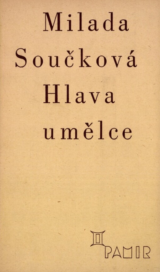 Hlava umělce :studie k větší práci