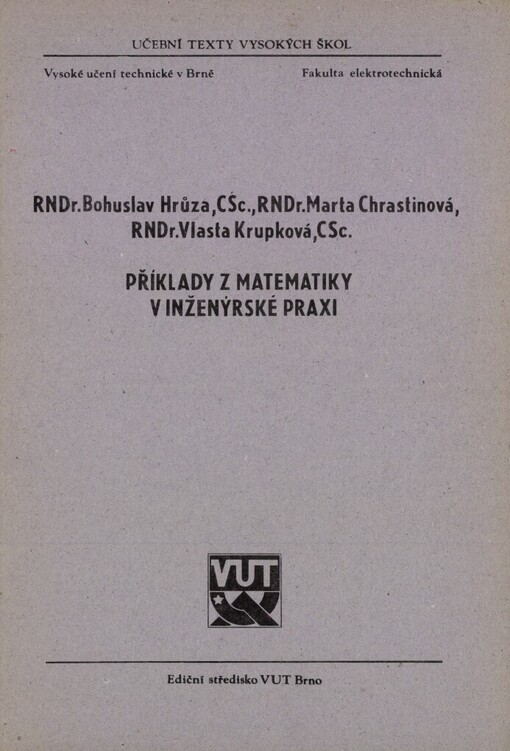 Příklady z matematiky v inženýrské praxi
