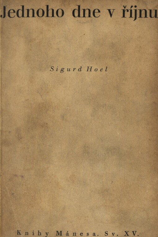 Jednoho dne v říjnu :román