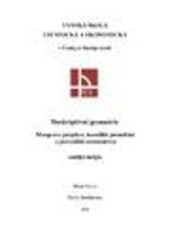 Deskriptivní geometrie: Mongeova projekce, kosoúhlé promítání a pravoúhlá axonometrie : studijní skripta