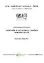 Semináře z ekonomiky lesního hospodářství: multimediální příručka