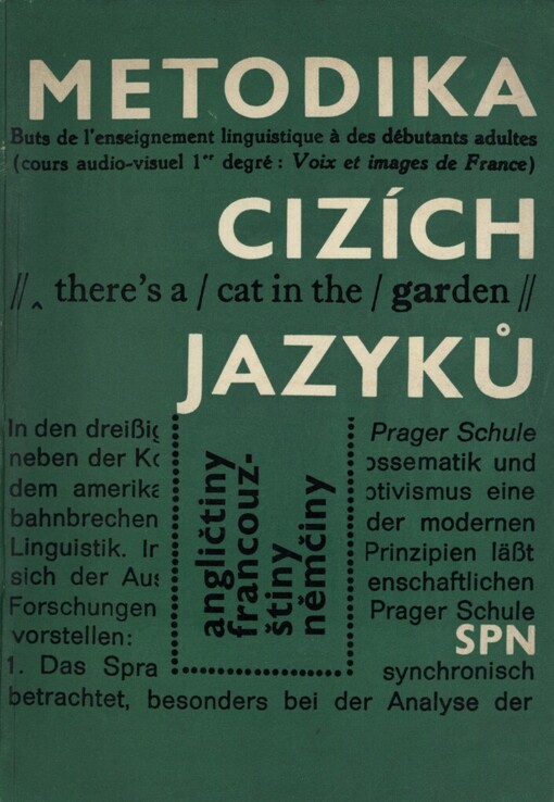 Metodika cizích jazyků: Angličtiny, francouzštiny, němčiny : Vysokošk. učebnice