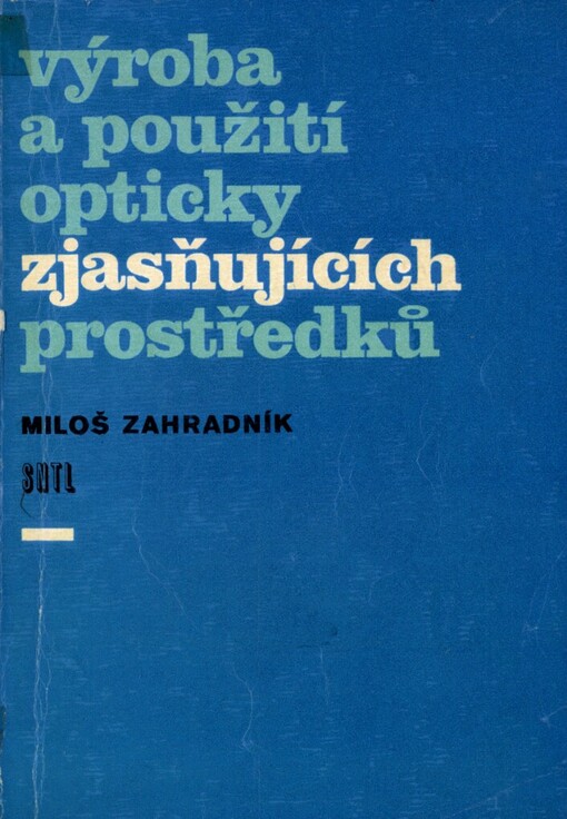 Výroba a použití opticky zjasňujících prostředků