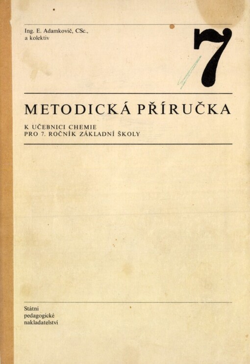 Metodická příručka k učebnici Chemie pro 7. ročník základní školy