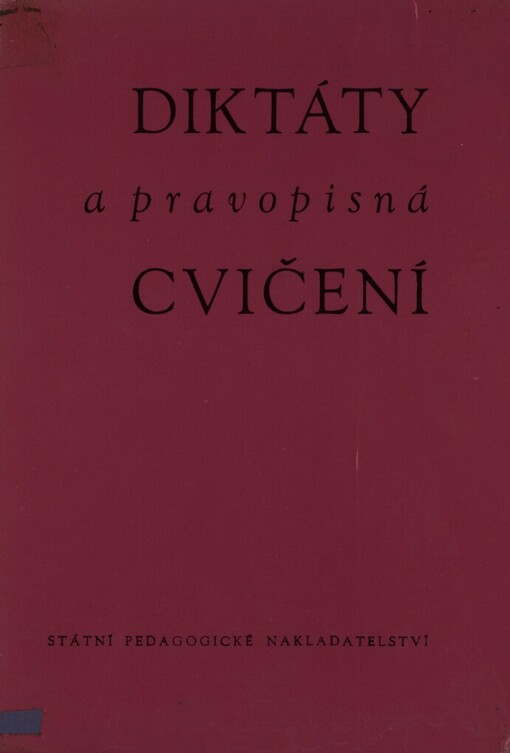 Diktáty a pravopisná cvičení