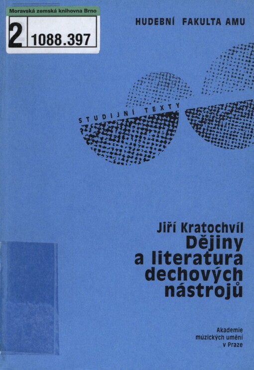 Dějiny a literatura dechových nástrojů