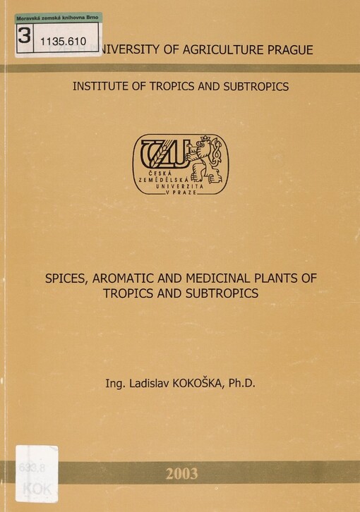 Spices, aromatic and medicinal plants of tropics and subtropics