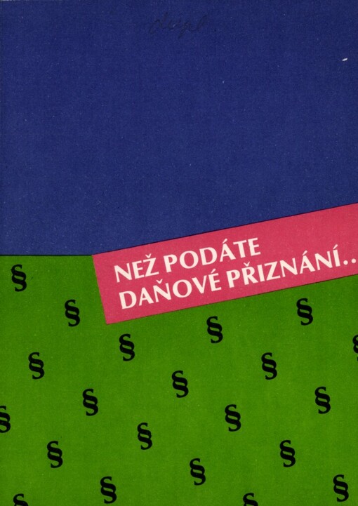 Než podáte daňové přiznání