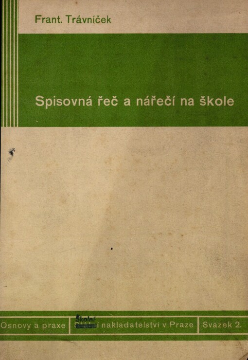 Spisovná řeč a nářečí ve škole