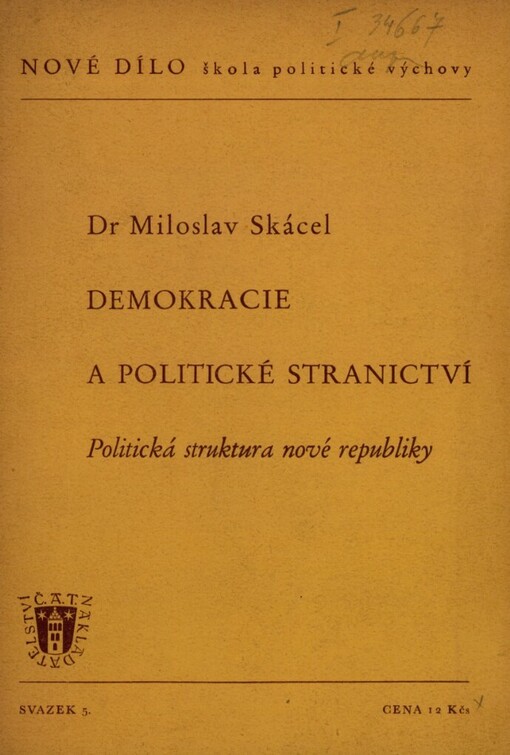 Demokracie a politické stranictví : Politická struktura nové republiky