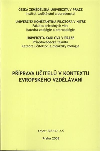 Příprava učitelů v kontextu evropského vzdělávání