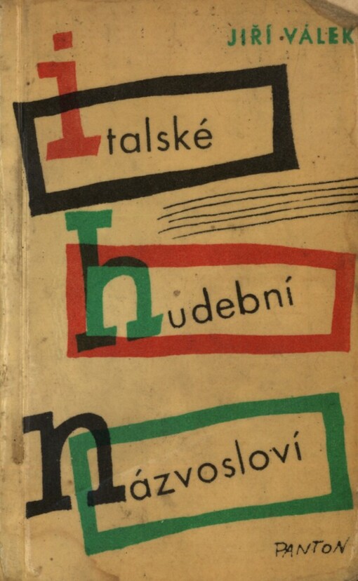 Italské hudební názvosloví, 1. vyd.