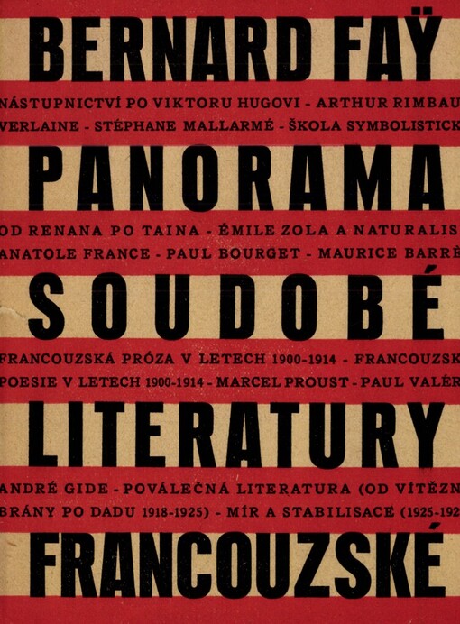 Panorama soudobé literatury francouzské