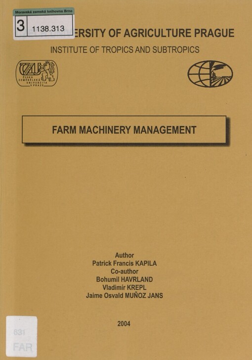 Farm machinery management