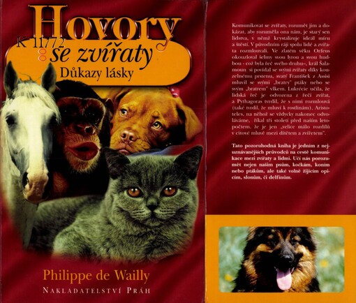 Hovory se zvířaty: [důkazy lásky]