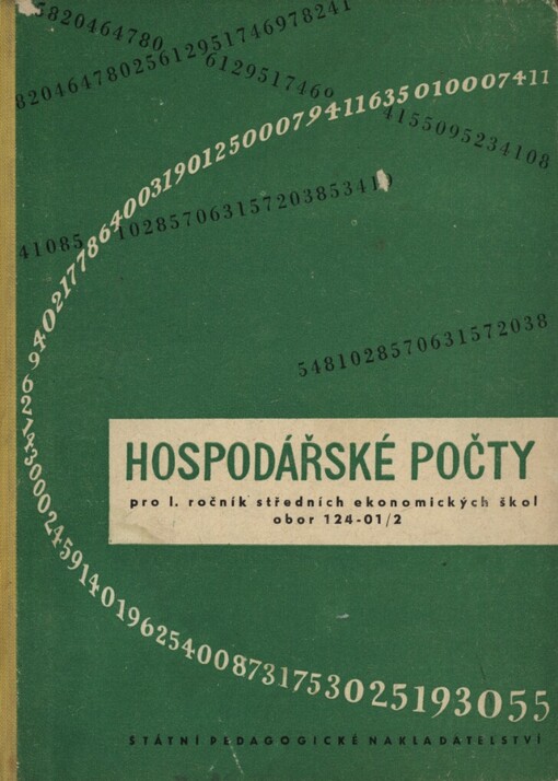 Hospodářské počty pro 1. ročník středních ekonomických škol, obor 124-01/2
