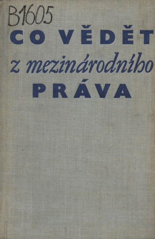 Co vědět z mezinárodního práva