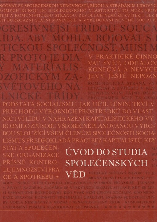 Úvod do studia společenských věd