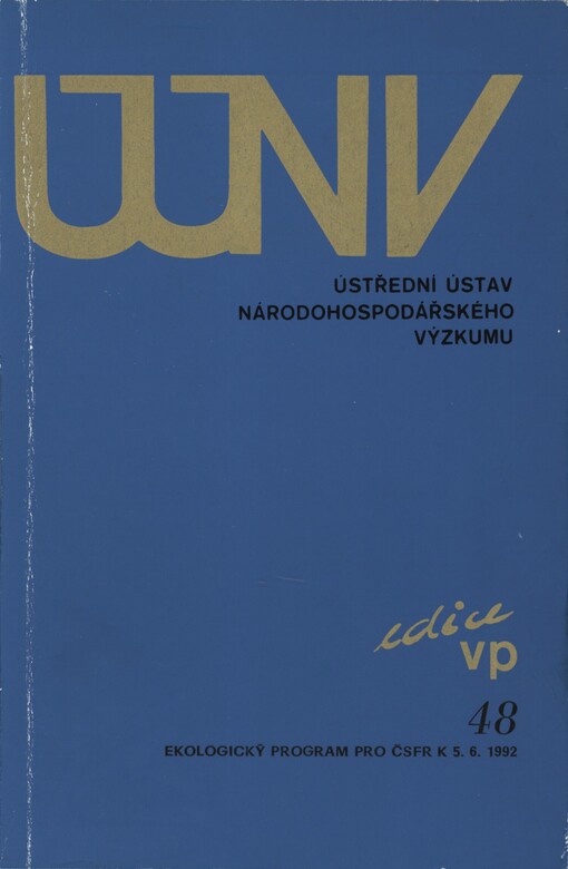 Ekologický program pro ČSFR k 5. 6. 1992