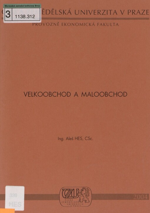 Velkoobchod a maloobchod