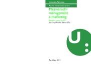 Mezinárodní management a marketing: distanční opora na CD