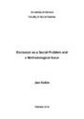 Exclusion as a social problem and a methodological issue