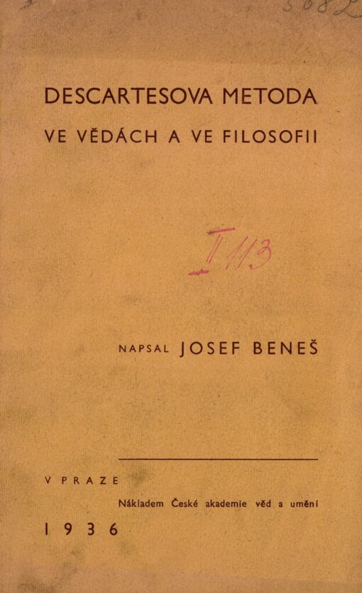 Descartesova metoda ve vědách a ve filosofii