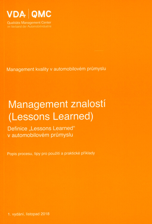 Management znalostí (Lessons Learned) : definice 
