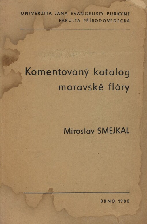 Komentovaný katalog moravské flóry