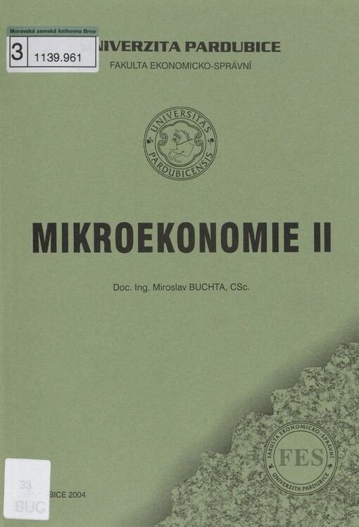 Mikroekonomie II