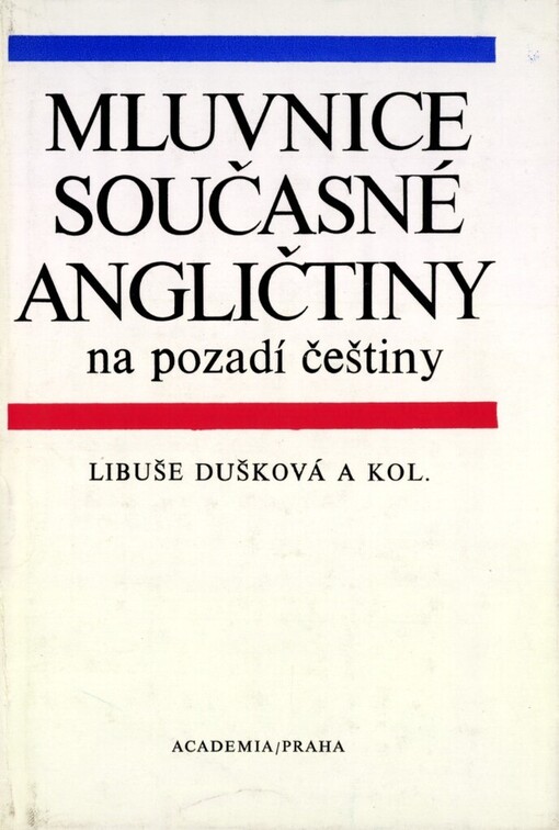 Mluvnice současné angličtiny na pozadí češtiny