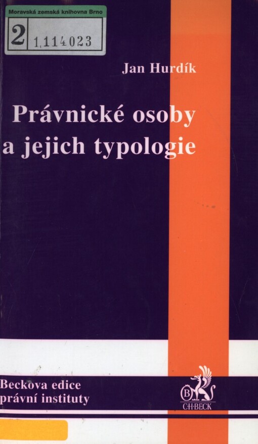 Právnické osoby a jejich typologie