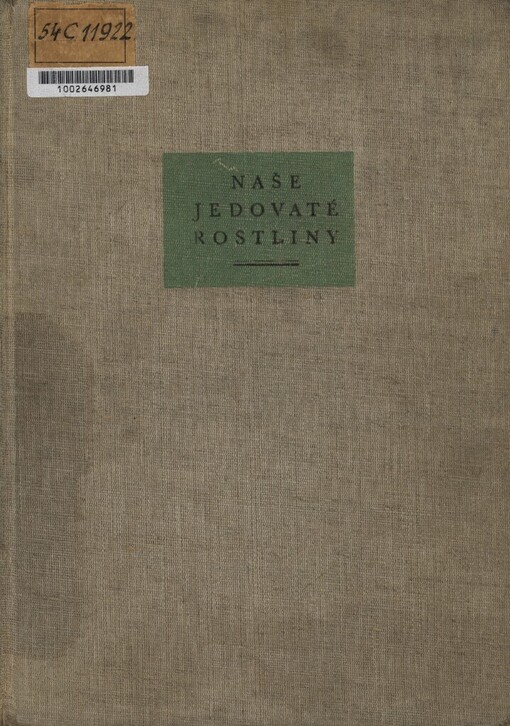 Naše jedovaté rostliny