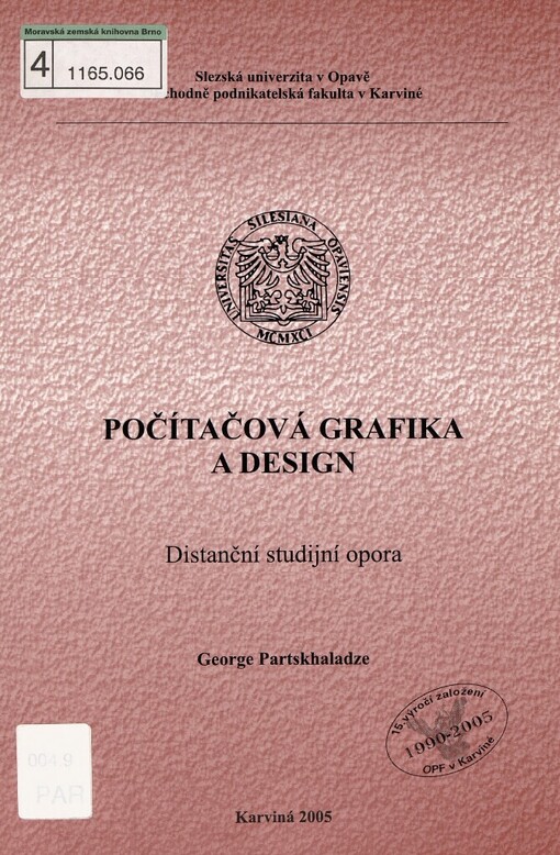 Počítačová grafika a design :distanční studijní opora