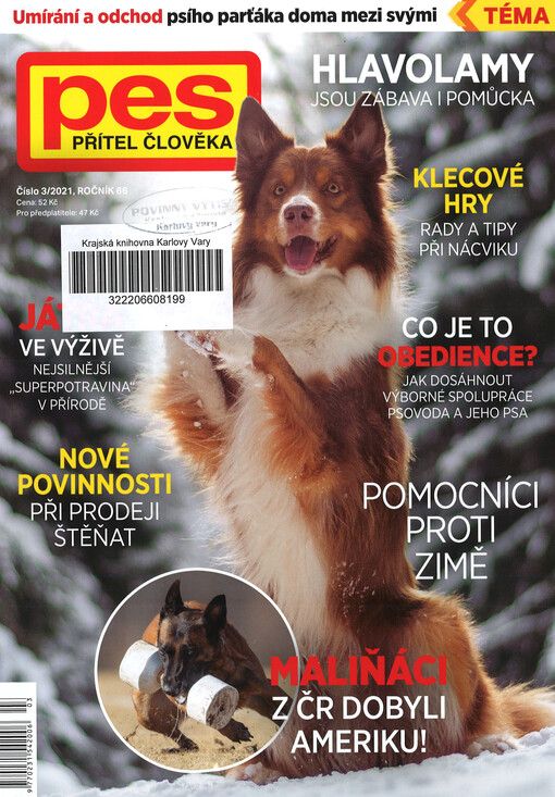 Pes přítel člověka : časopis pro chov a výcvik psů všech plemen