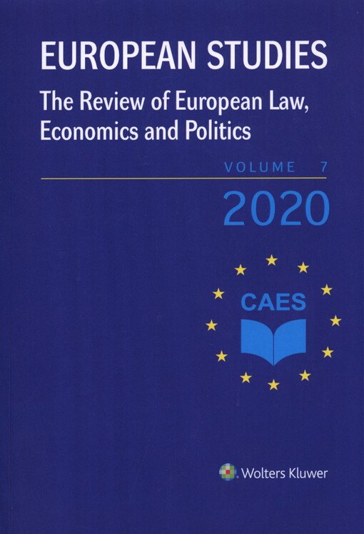 European studies : the review of European law, economics and politics