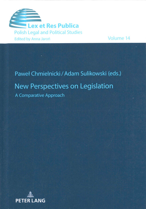 New perspectives on legislation : a comparative approach