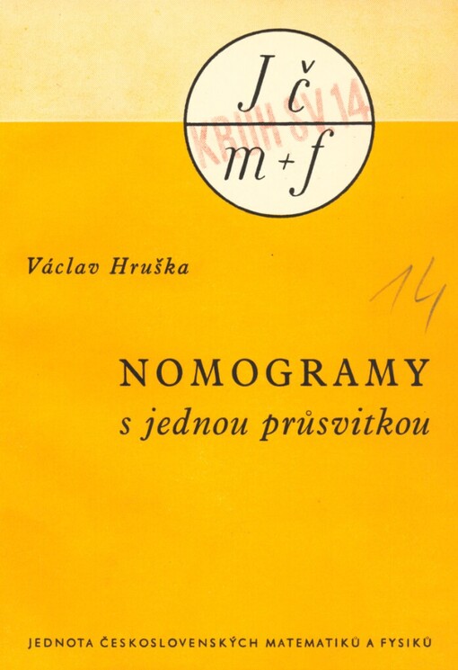 Nomogramy s jednou průsvitkou