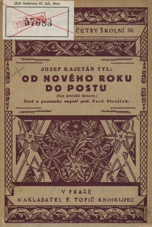 Od Nového roku do postu :kus pražského života